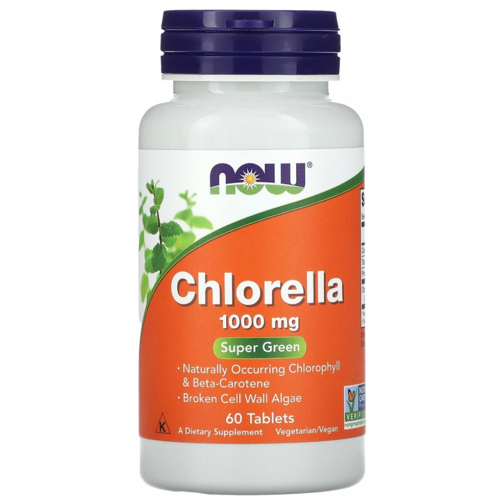 NOW Chlorella 1000 mg 60 tabs