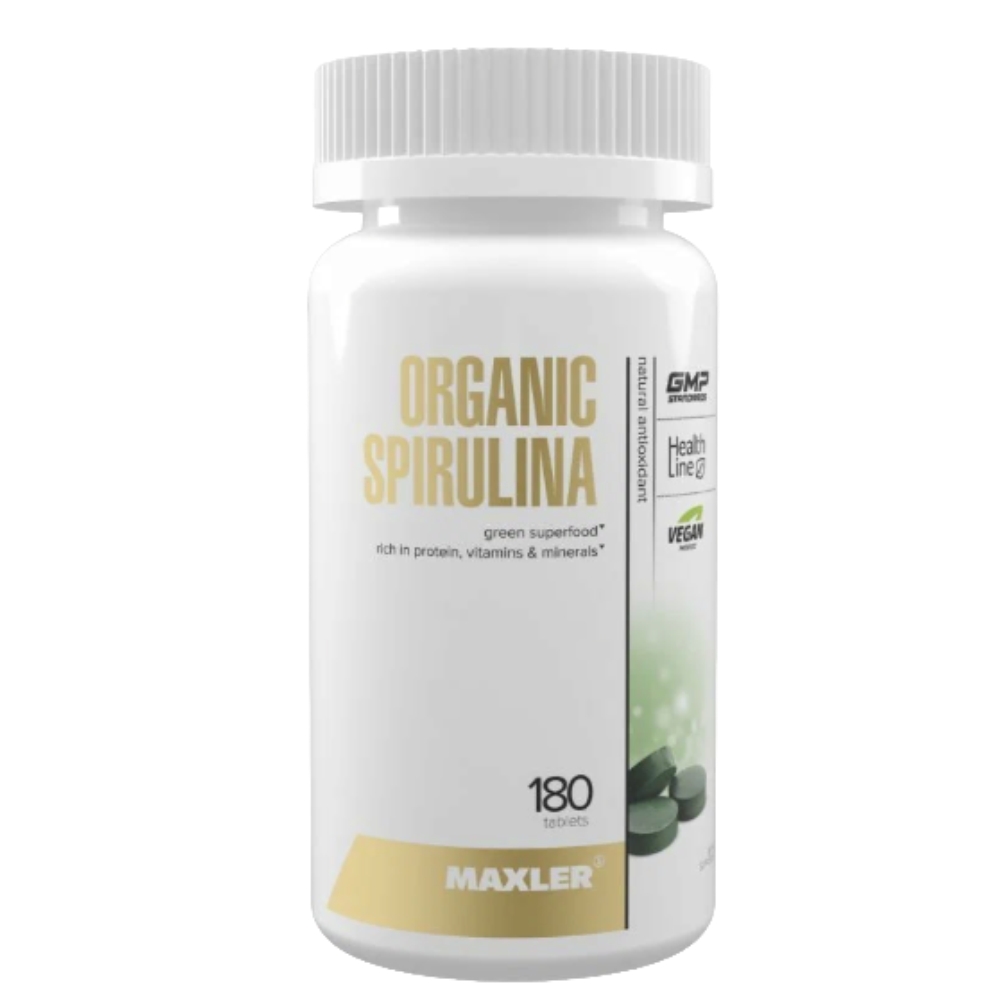  Maxler Organic Spirulina 180 tabs