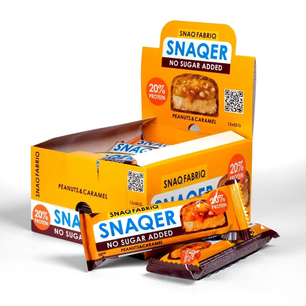 Батончик SNAQ FABRIQ 50 g Батончик Арахис и карамель